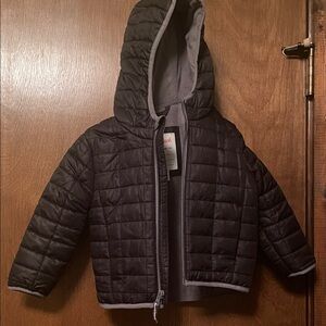 Cat & Jack Black Quilted Puffer Jacket
